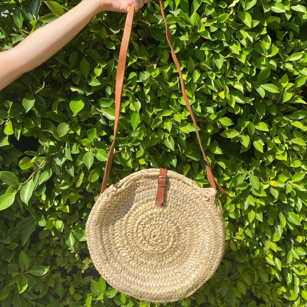 NWOT woven straw bag